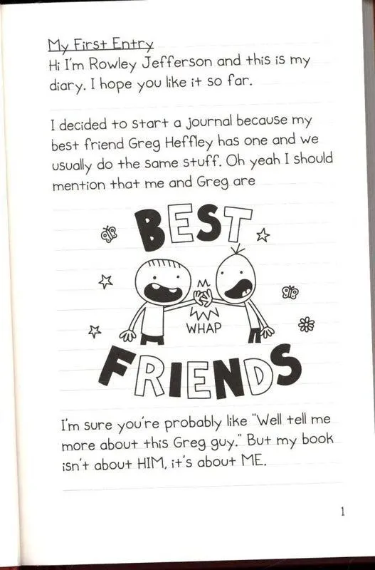 ■ Diary of an Awesome Friendly Kid: Rowley Jefferson's Journal - Hardback