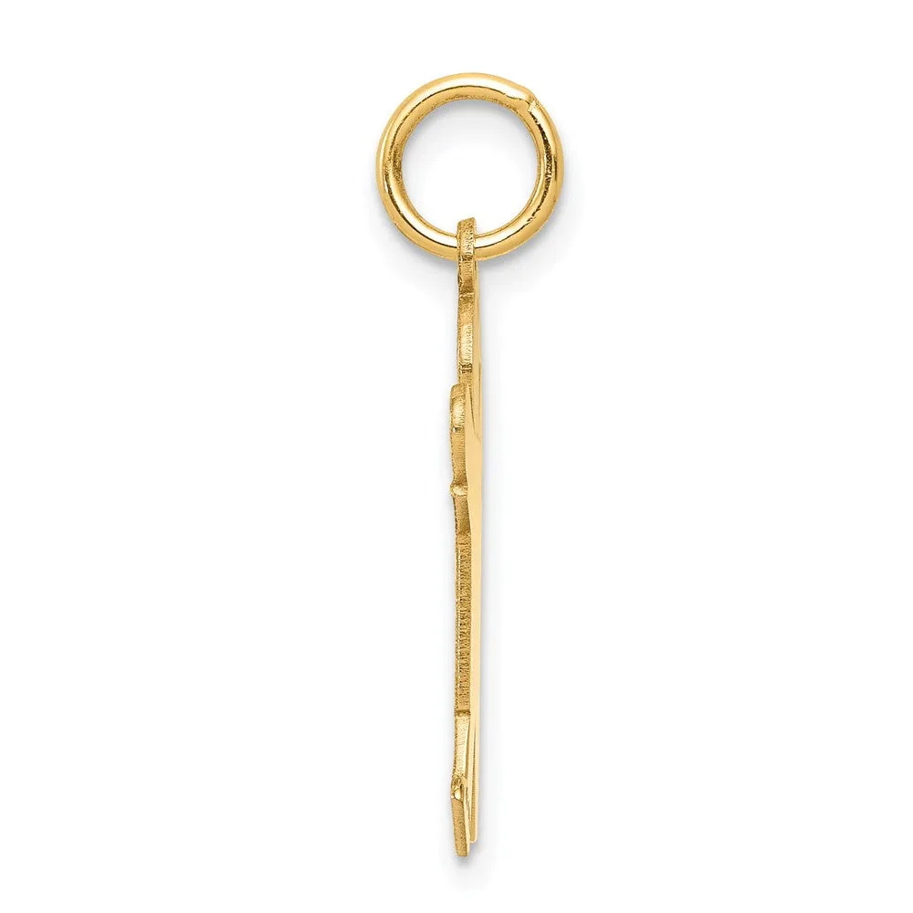 14k Yellow Gold Kid Charm