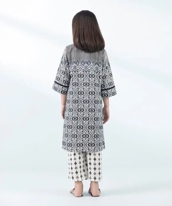 2 Piece - Embroidered Cambric Suit (KID)