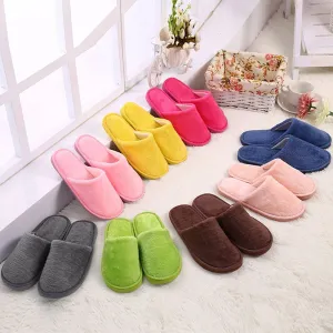 2019 Women Men Shoes Slippers Men Warm Home Plush Soft Slippers Indoors Anti-skid Winter Floor Bedroom Shoes chaussures femme