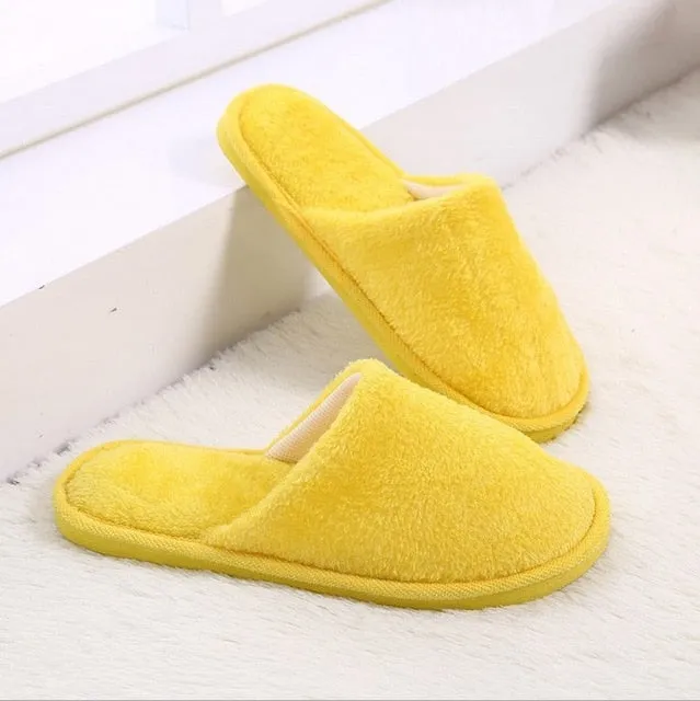2019 Women Men Shoes Slippers Men Warm Home Plush Soft Slippers Indoors Anti-skid Winter Floor Bedroom Shoes chaussures femme