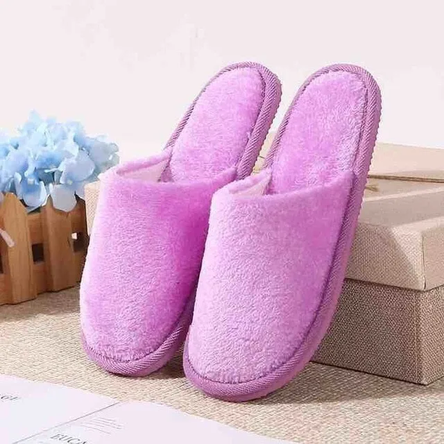 2019 Women Men Shoes Slippers Men Warm Home Plush Soft Slippers Indoors Anti-skid Winter Floor Bedroom Shoes chaussures femme