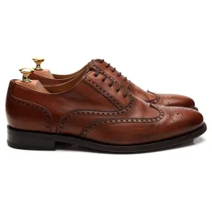 '3282' Brown Leather Oxford Brogue UK 9.5