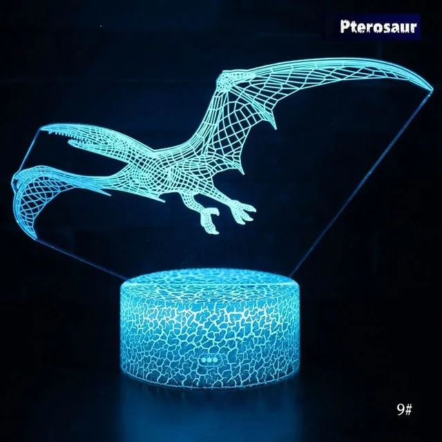 3D Dinosaur Night Light