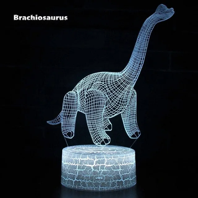3D Dinosaur Night Light