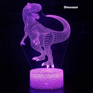 3D Dinosaur Night Light
