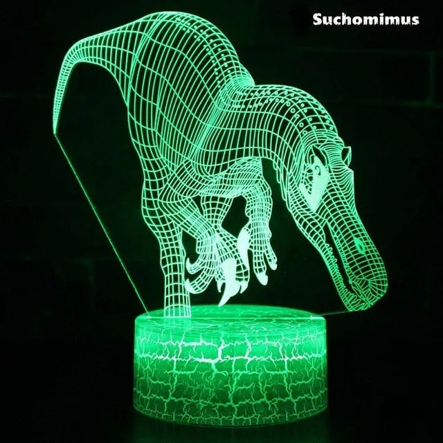 3D Dinosaur Night Light