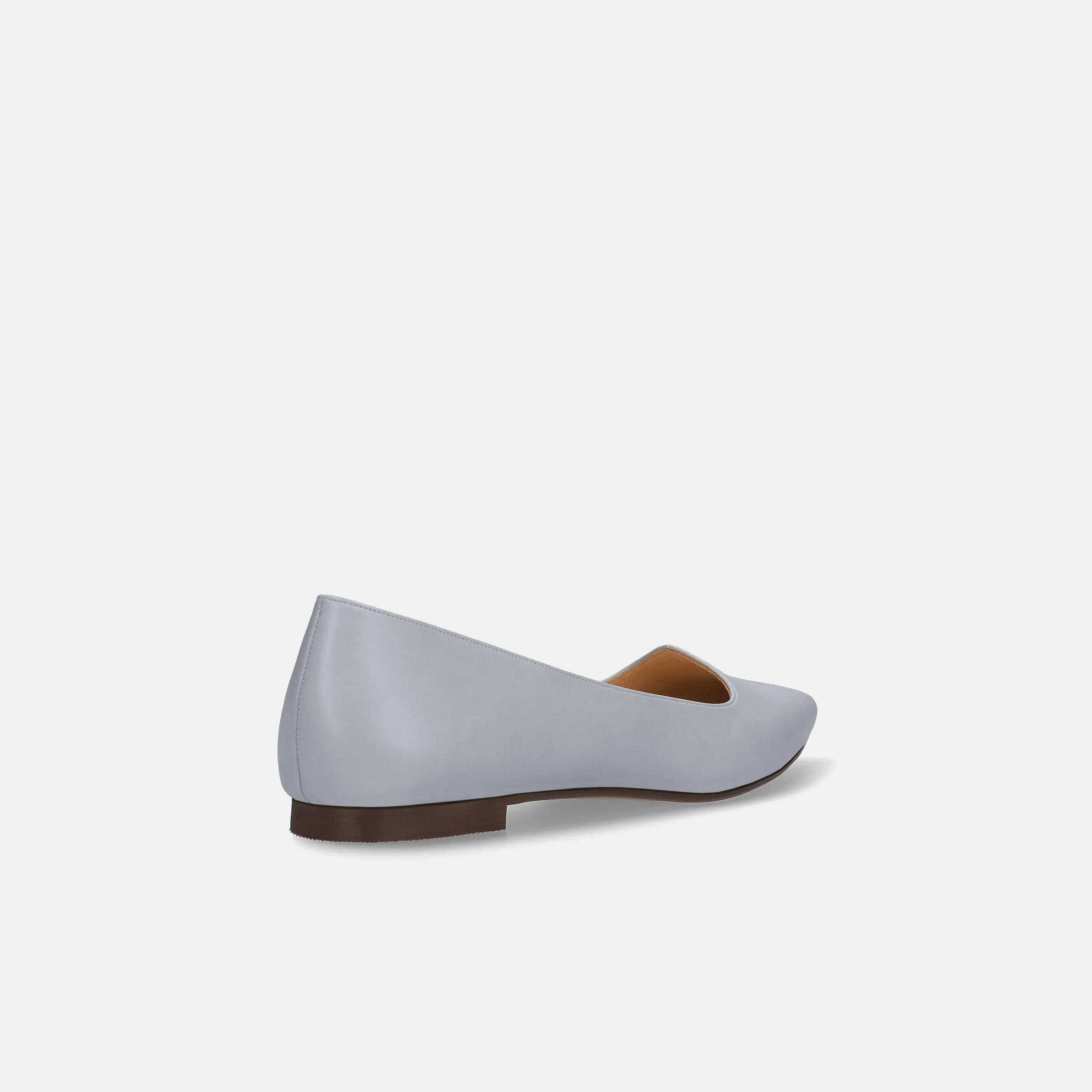 40%OFF: 2024SS: Heart Cut Flat Shoes (m17028) Dusty Blue