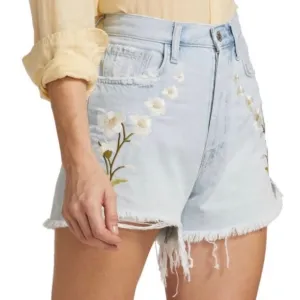 7 For All Mankind Easy Ruby High Rise Denim Shorts