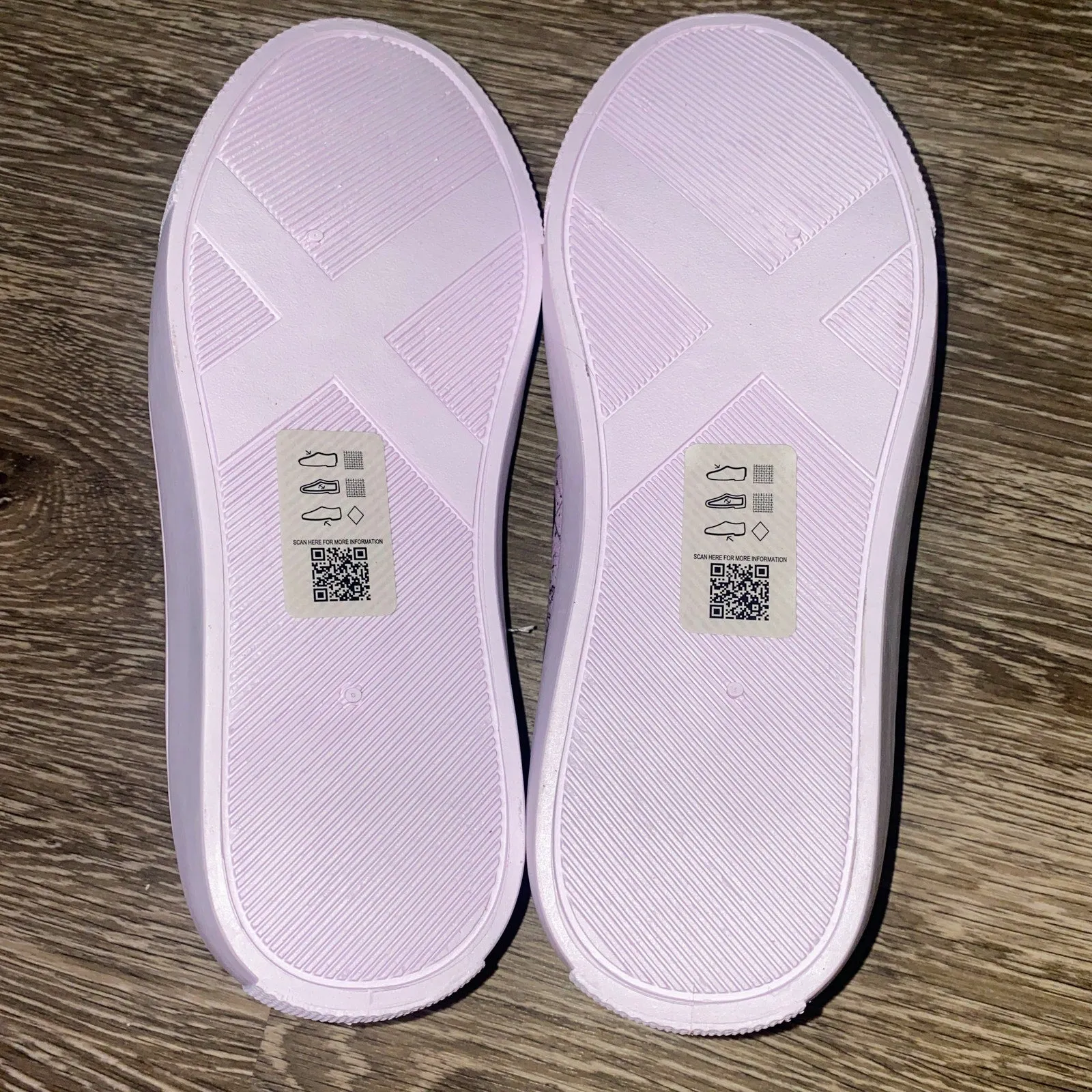 7 Wide 7W Purple Celestial Star Slip On Shoes