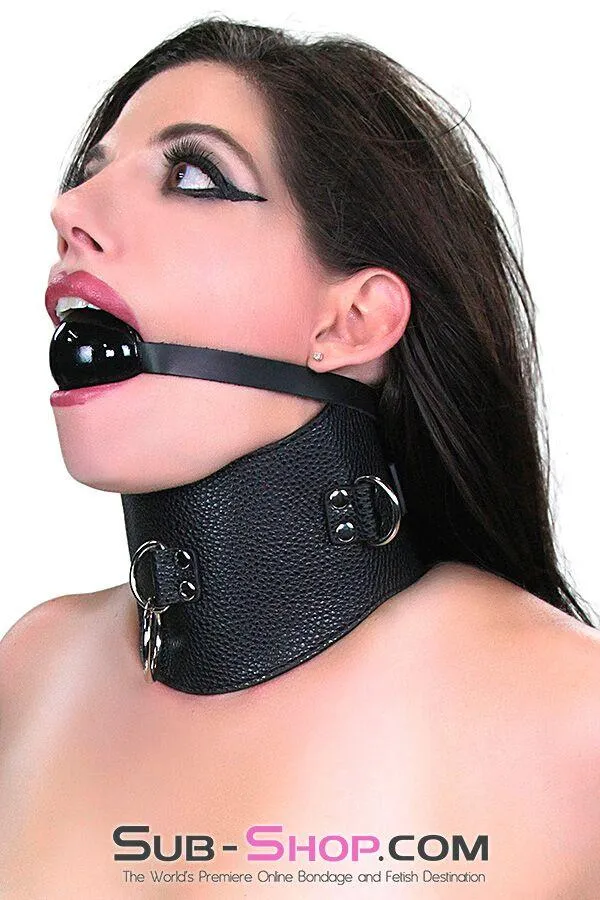 9764M      Conquered Slave Posture Collar