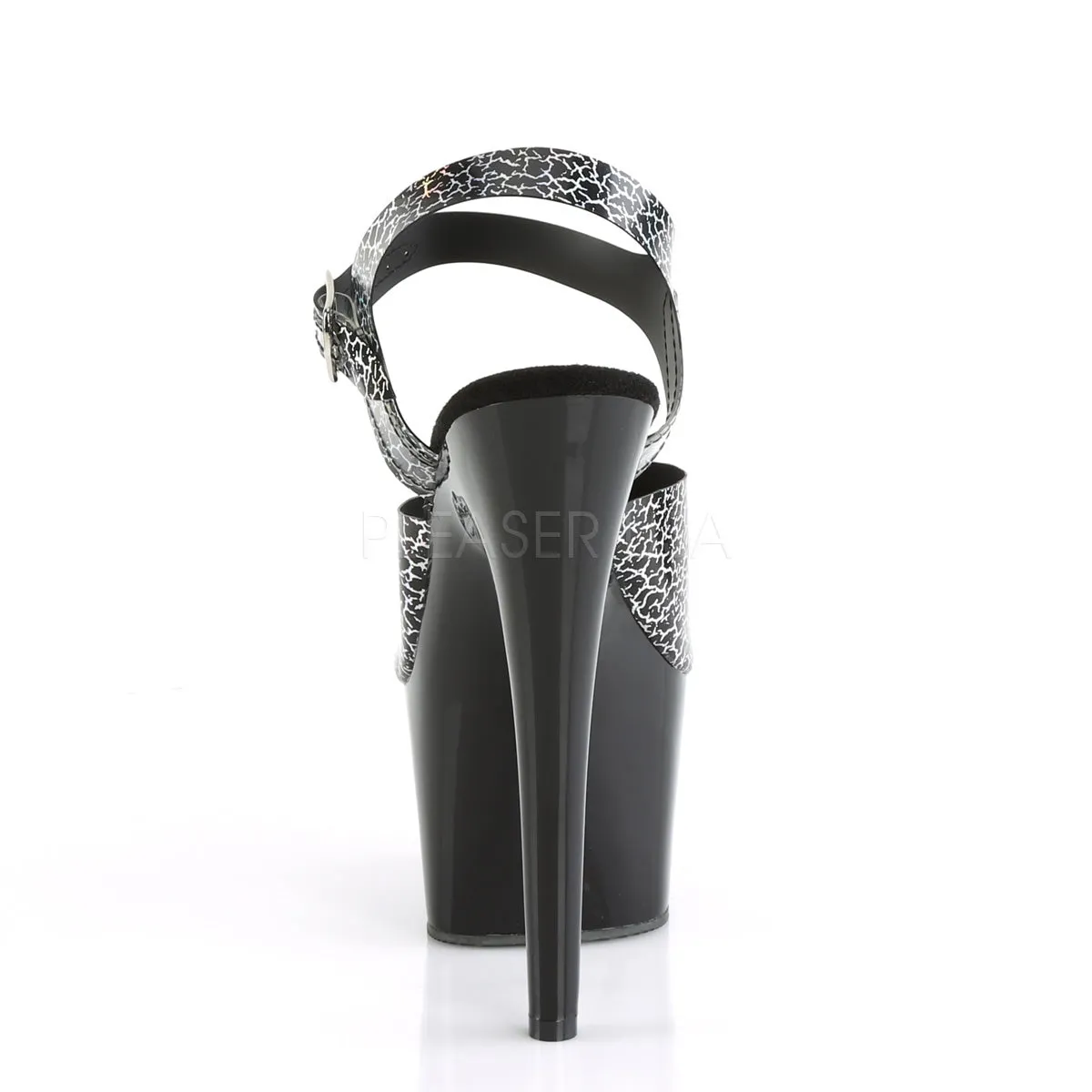 ADORE-708N-CK  Black Cracker Hologram TPU/Black