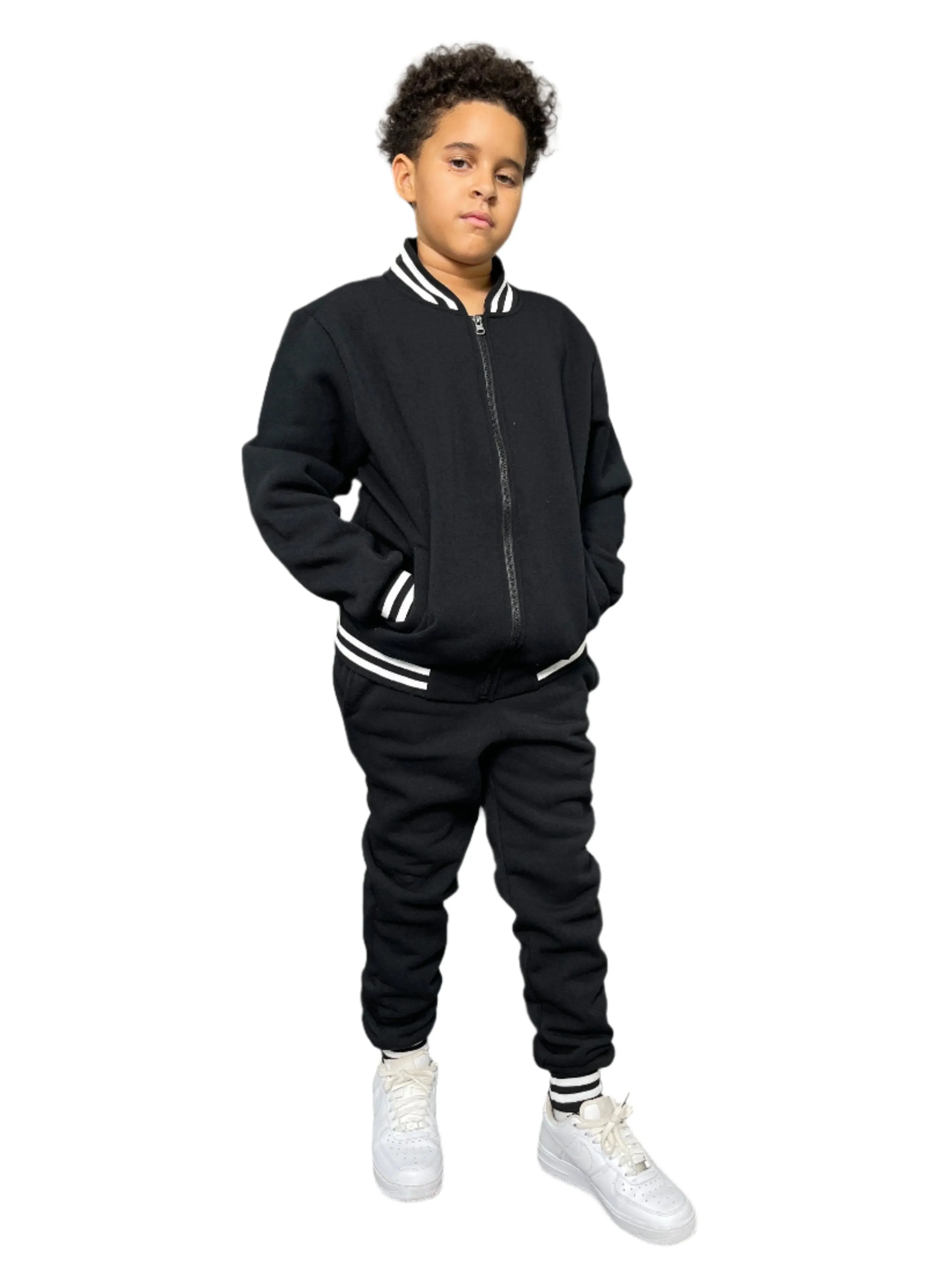 AF18595K-Kid's Varsity Fleece Set(8PCS)