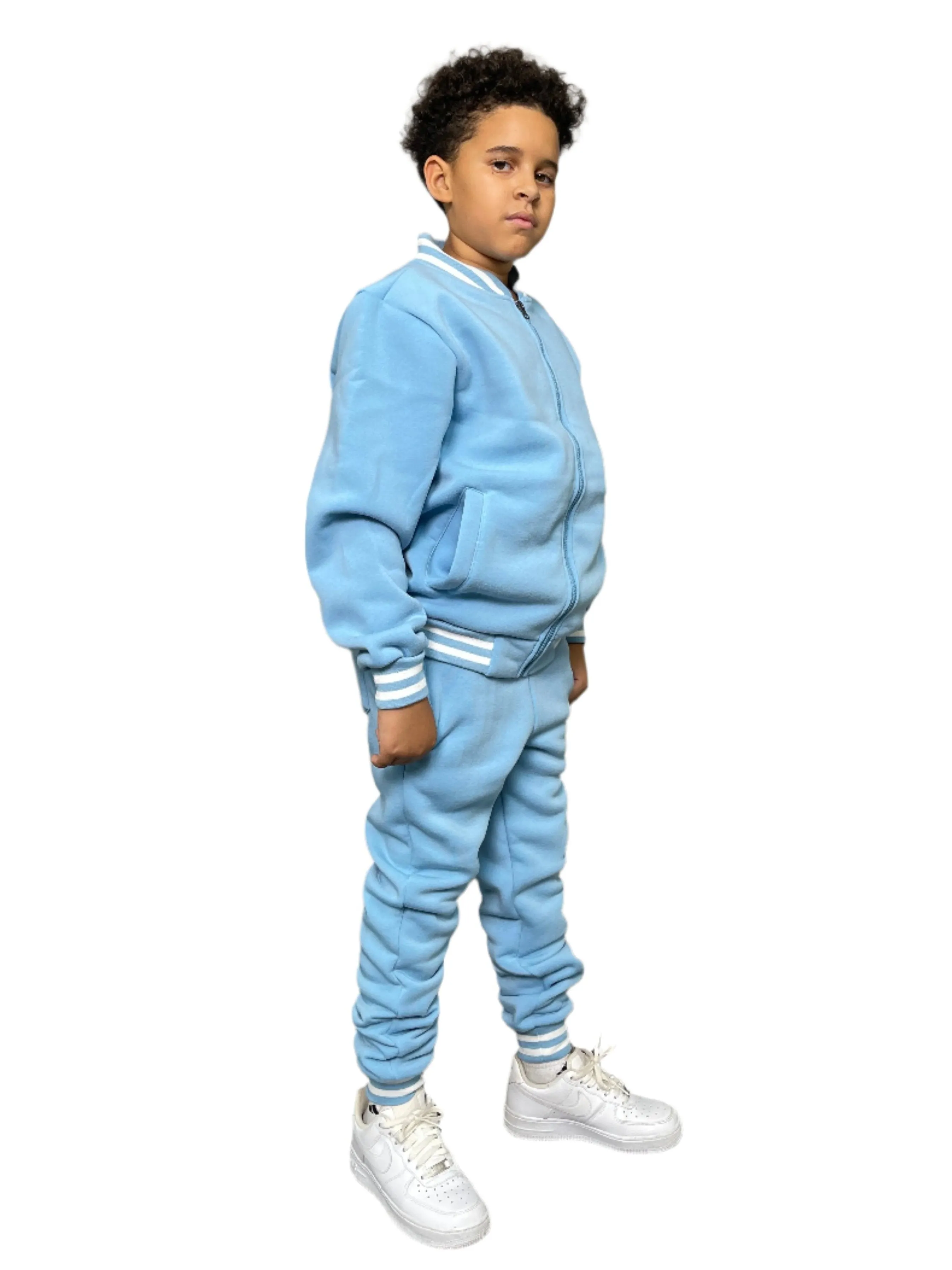 AF18595K-Kid's Varsity Fleece Set(8PCS)