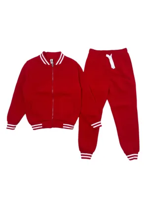 AF18595K-Kid's Varsity Fleece Set(8PCS)