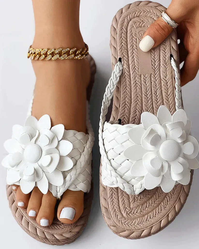 Anouk – Gevlochten Slippers voor Lente/Zomer