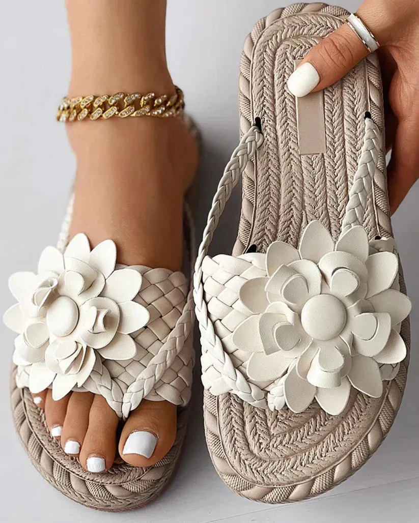Anouk – Gevlochten Slippers voor Lente/Zomer