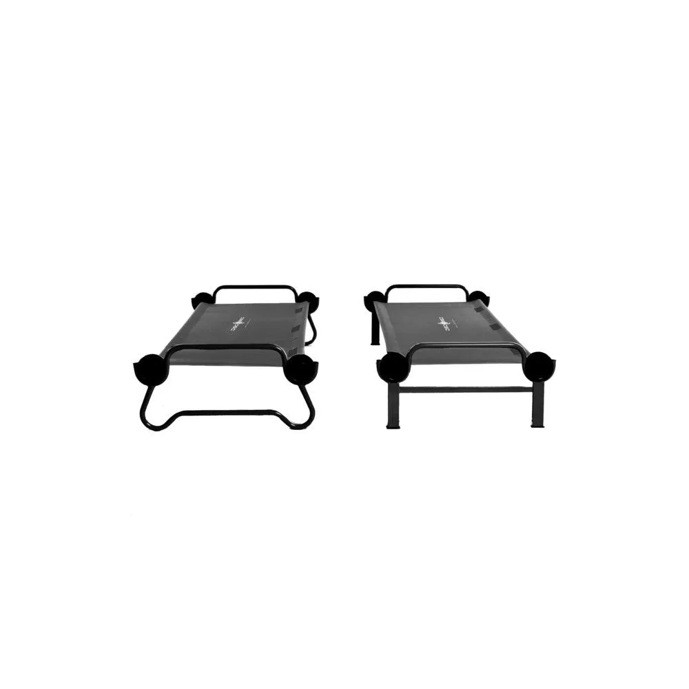Anthracite Grey Disc-O-Bed XL (Adult Kid O Bunk) camping bunk beds & couch for adults