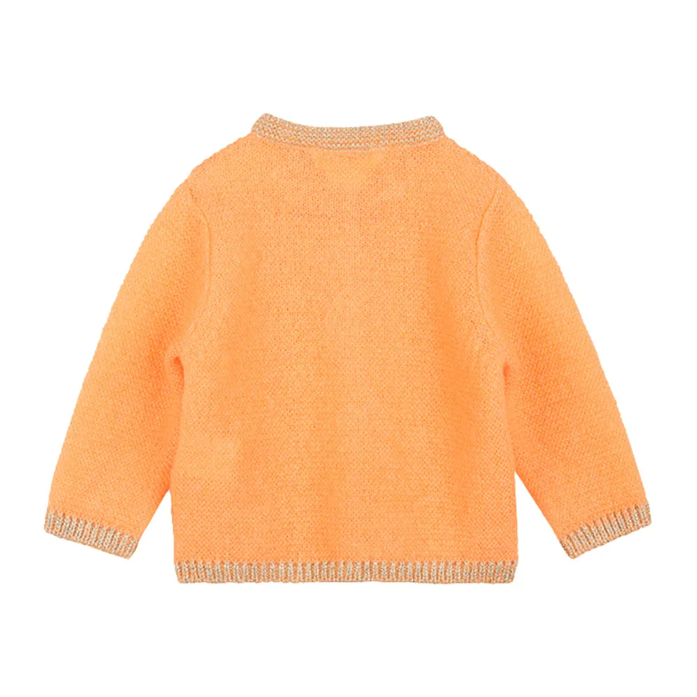 Baby Girl Rachelle Coral Cardigan