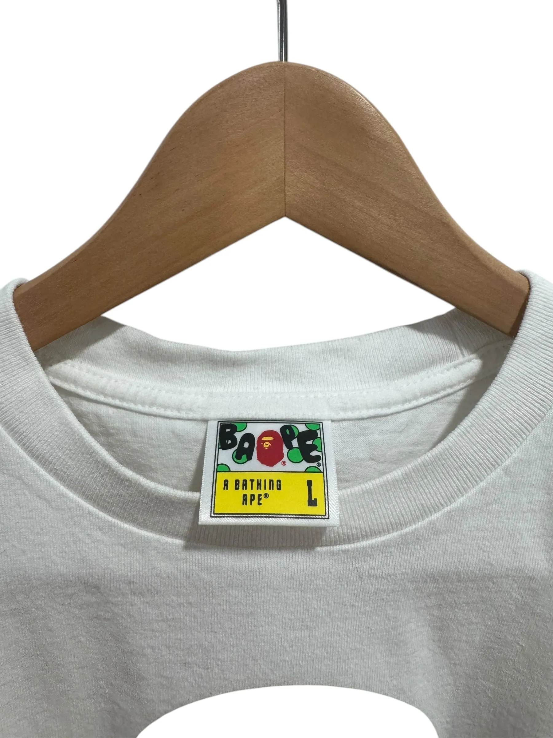 BAPE x Kid Cudi #1 Tee White