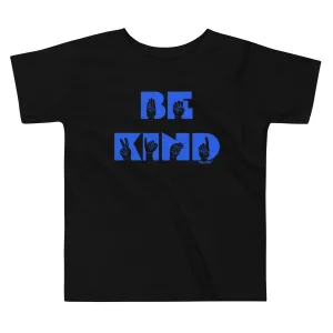Be Kind - blue Toddler Short Sleeve Tee
