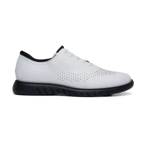 Belvedere Maxim in White Rich Patent Leather Sneakers
