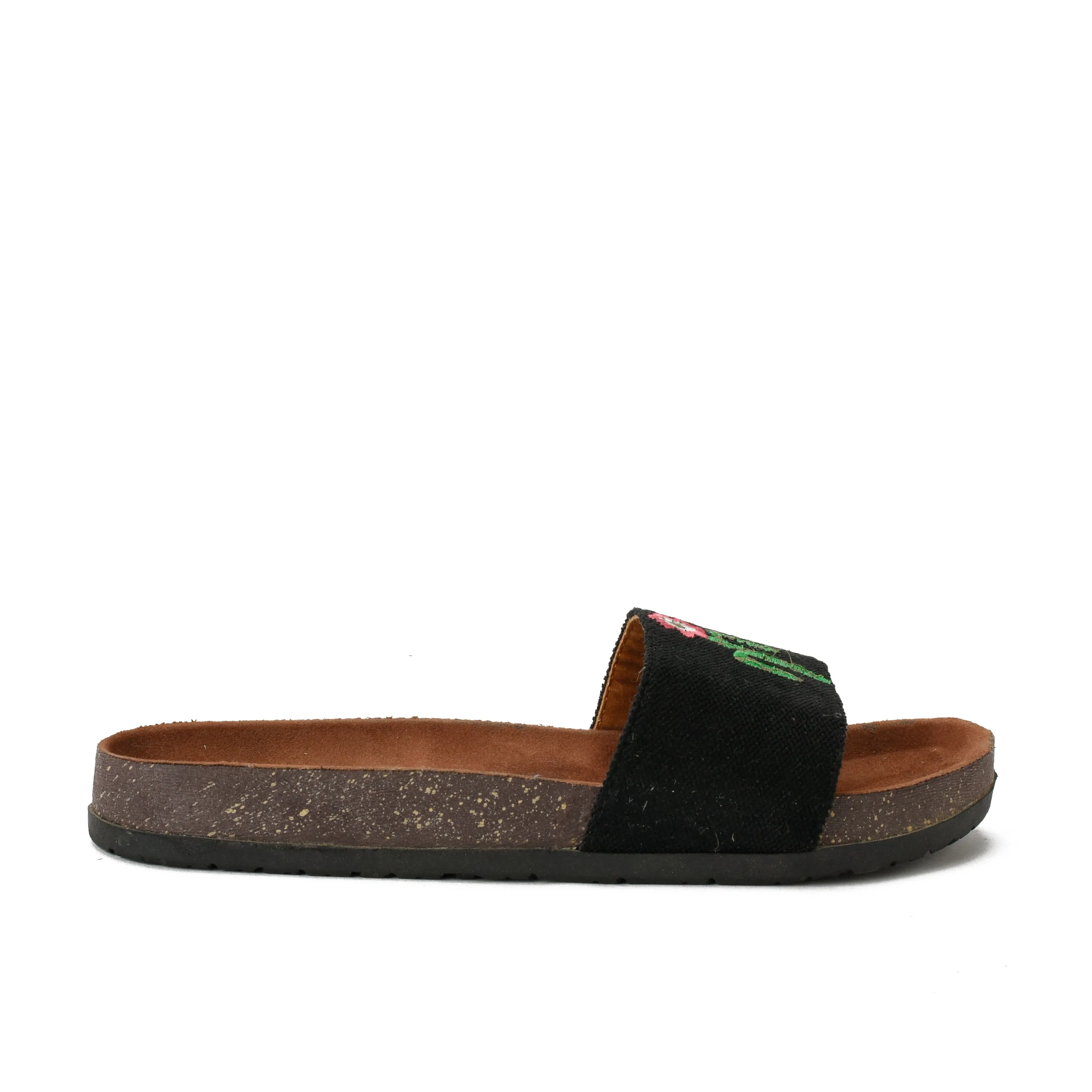 Black Cactus Slipper
