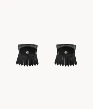 Black Concealed Tassel Buckle