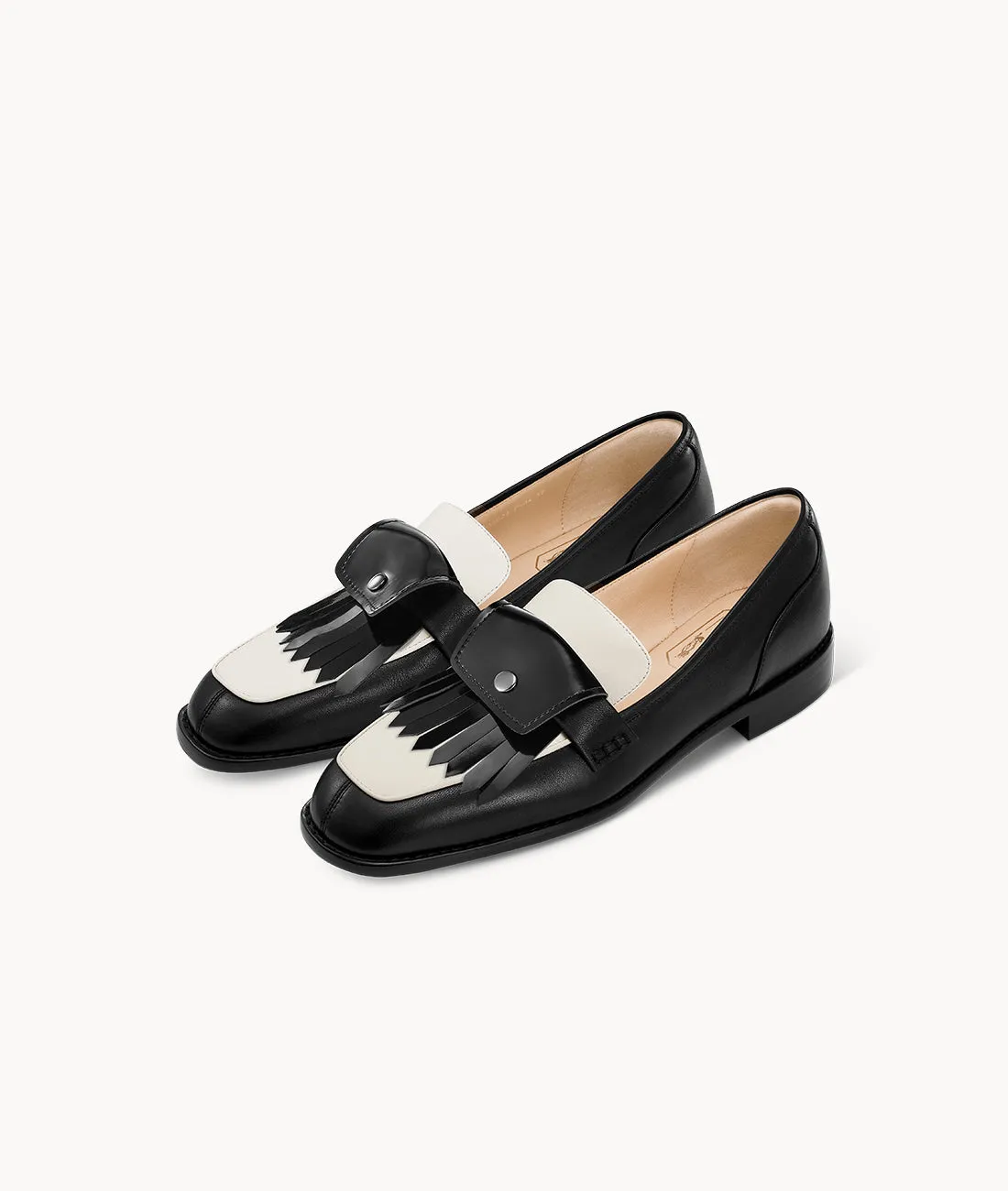 Black Concealed Tassel Buckle