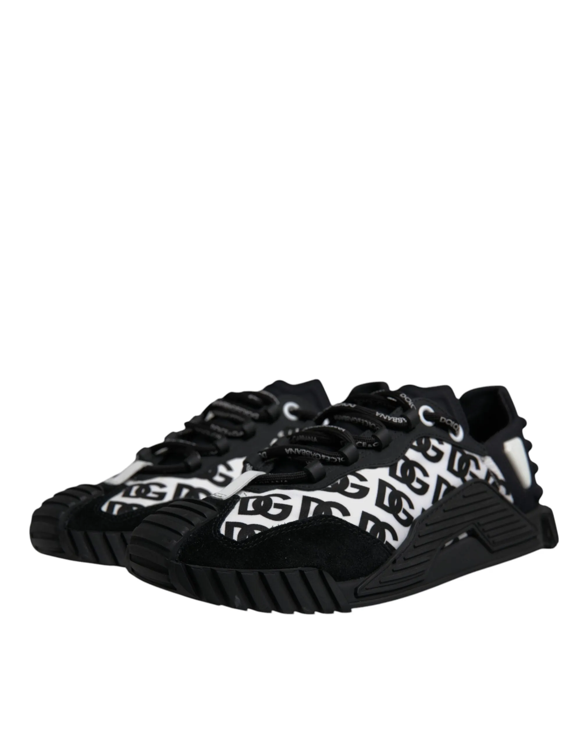 Black Logo Lace Up Low Top NS1 Sneakers Shoes