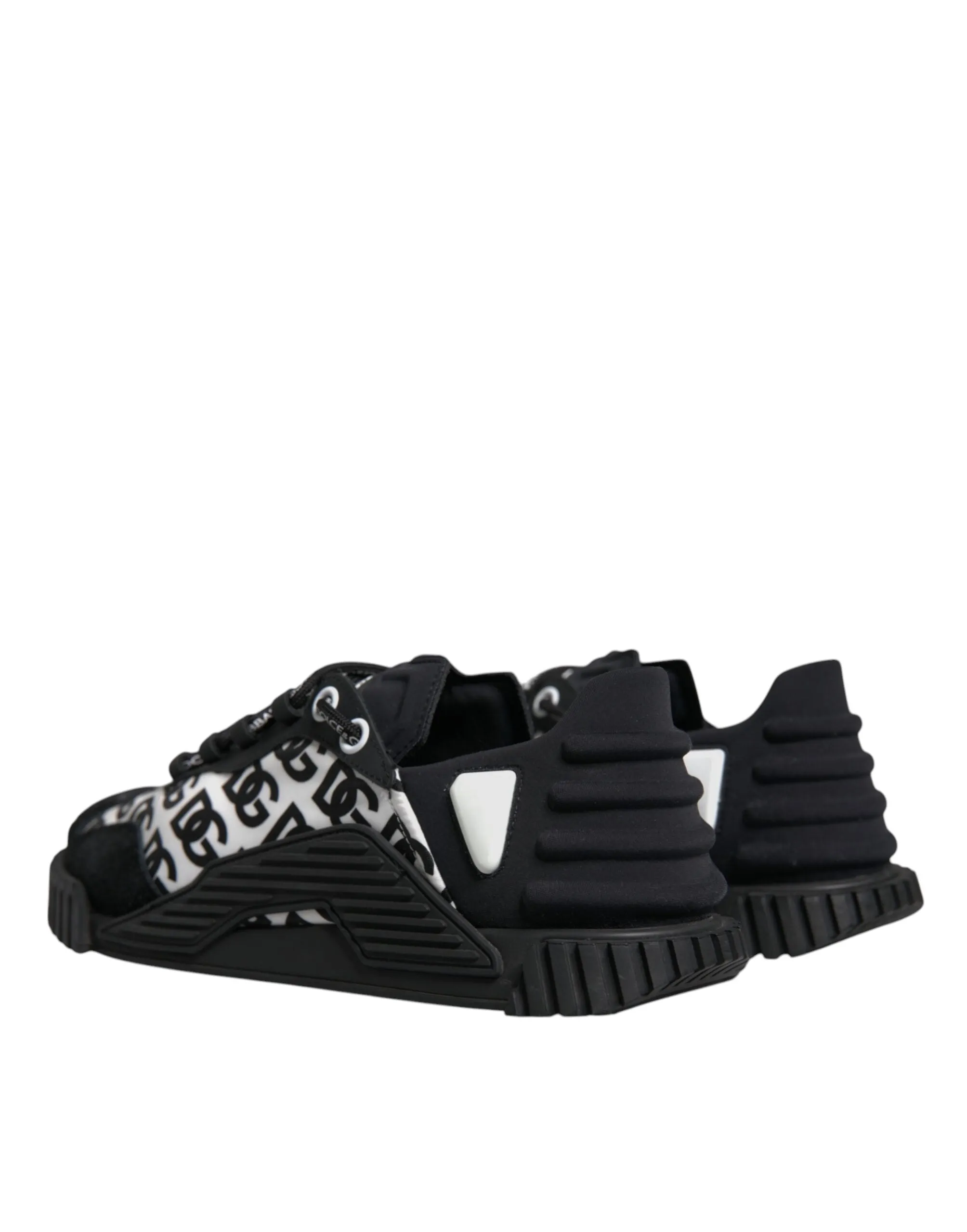 Black Logo Lace Up Low Top NS1 Sneakers Shoes