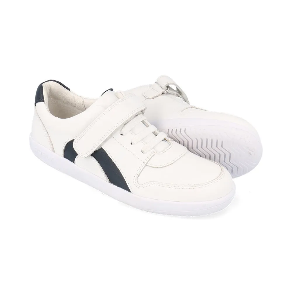 Bobux KP Comet White   Navy Trainers