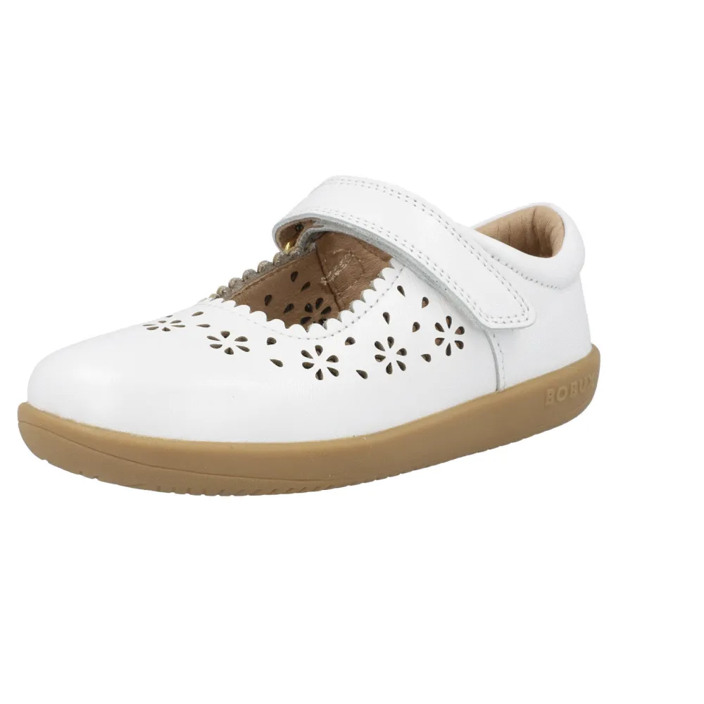 Bobux Tilly White Mary Jane Kids Shoes