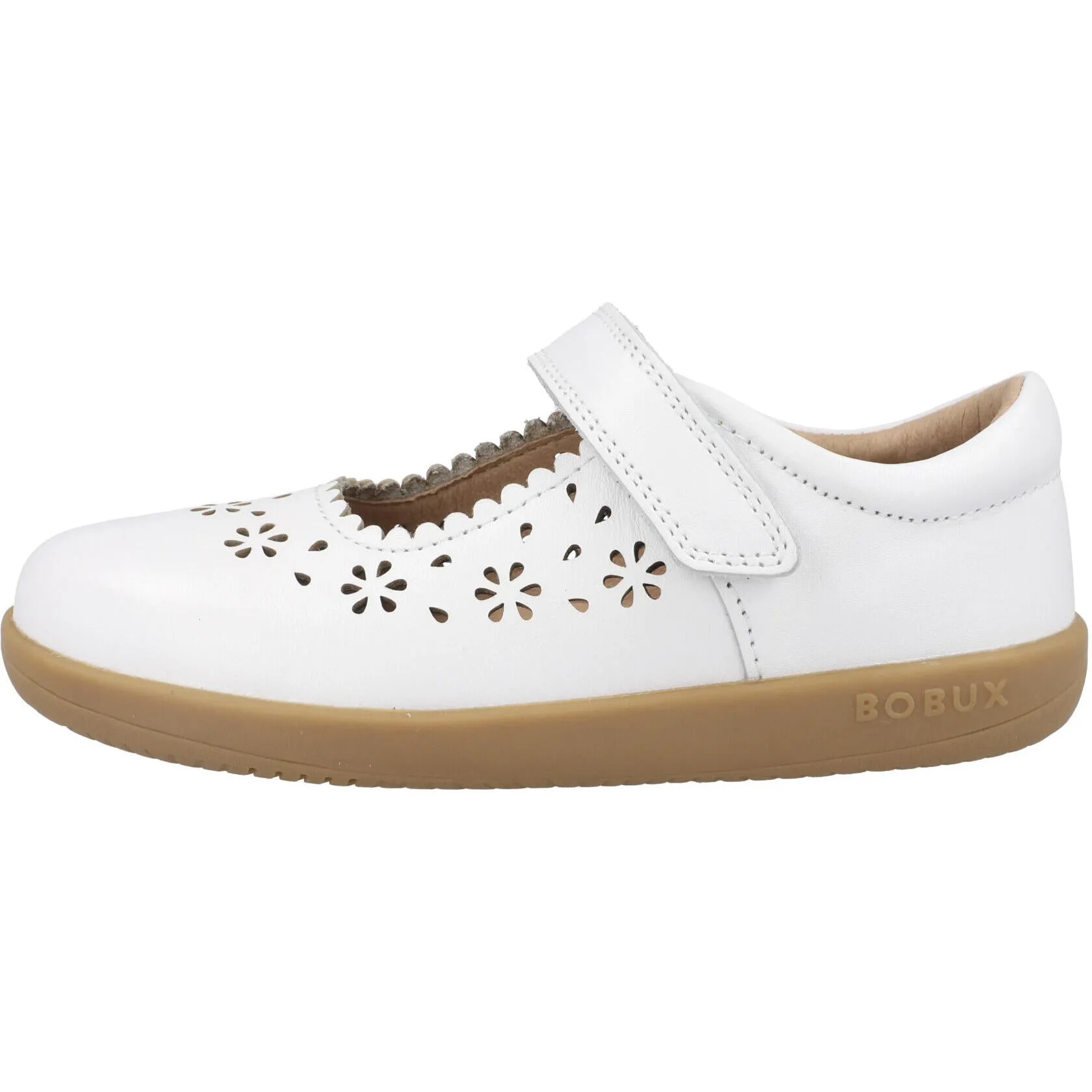 Bobux Tilly White Mary Jane Kids Shoes