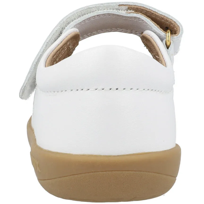 Bobux Tilly White Mary Jane Kids Shoes
