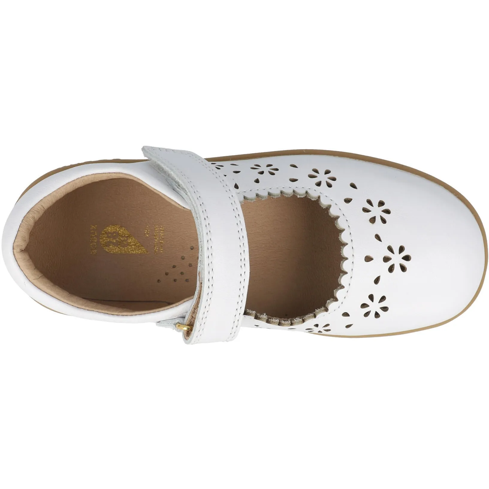 Bobux Tilly White Mary Jane Kids Shoes
