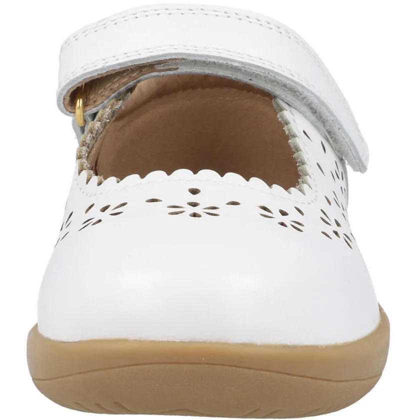 Bobux Tilly White Mary Jane Kids Shoes