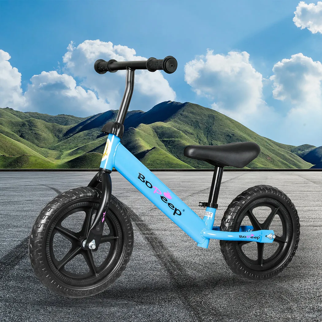 BoPeep Kids Balance Bike Ride On Toys Blue
