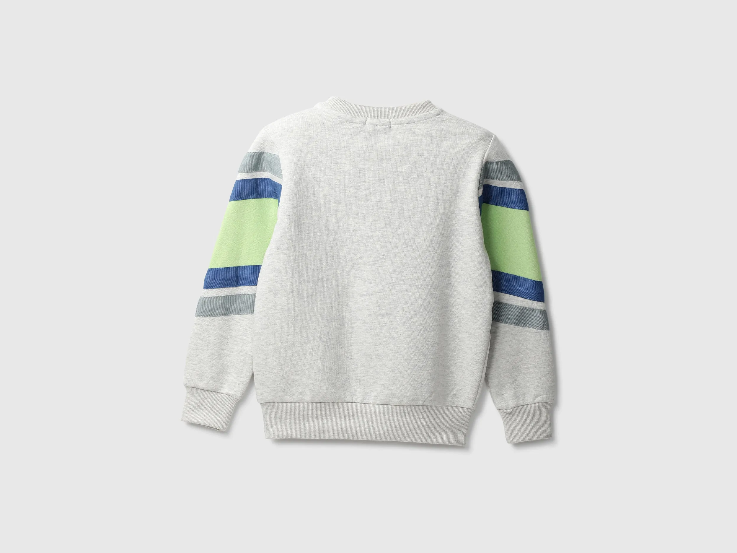 Boys Colorblocked Round Neck Sweatshirt