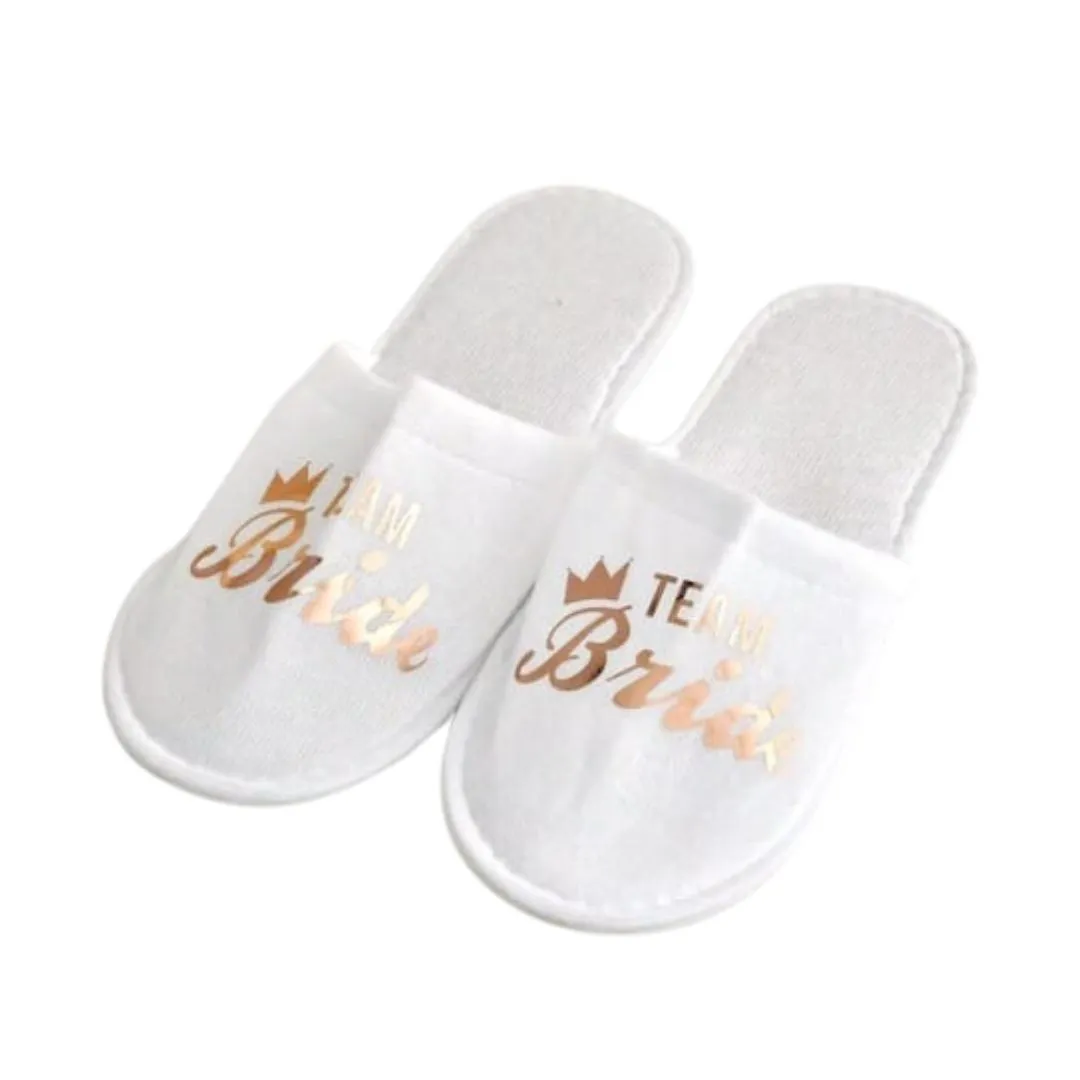Brand New A Team Brides Slippers