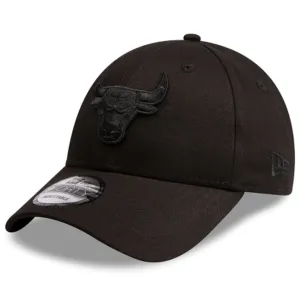 Bulls Black 9FORTY Cloth Strap