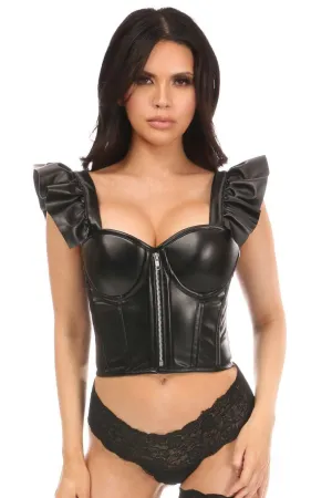 Bustier with Ruffle Sleeves