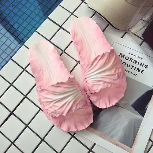 Cabbage Shape Summer Slippers: Anti-Slip Bathroom Footwear