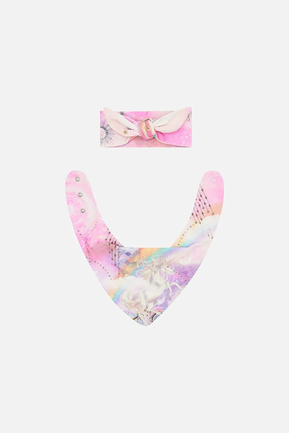 CAMILLA - Babies Headband And Bib Set Wings Of Pegasus