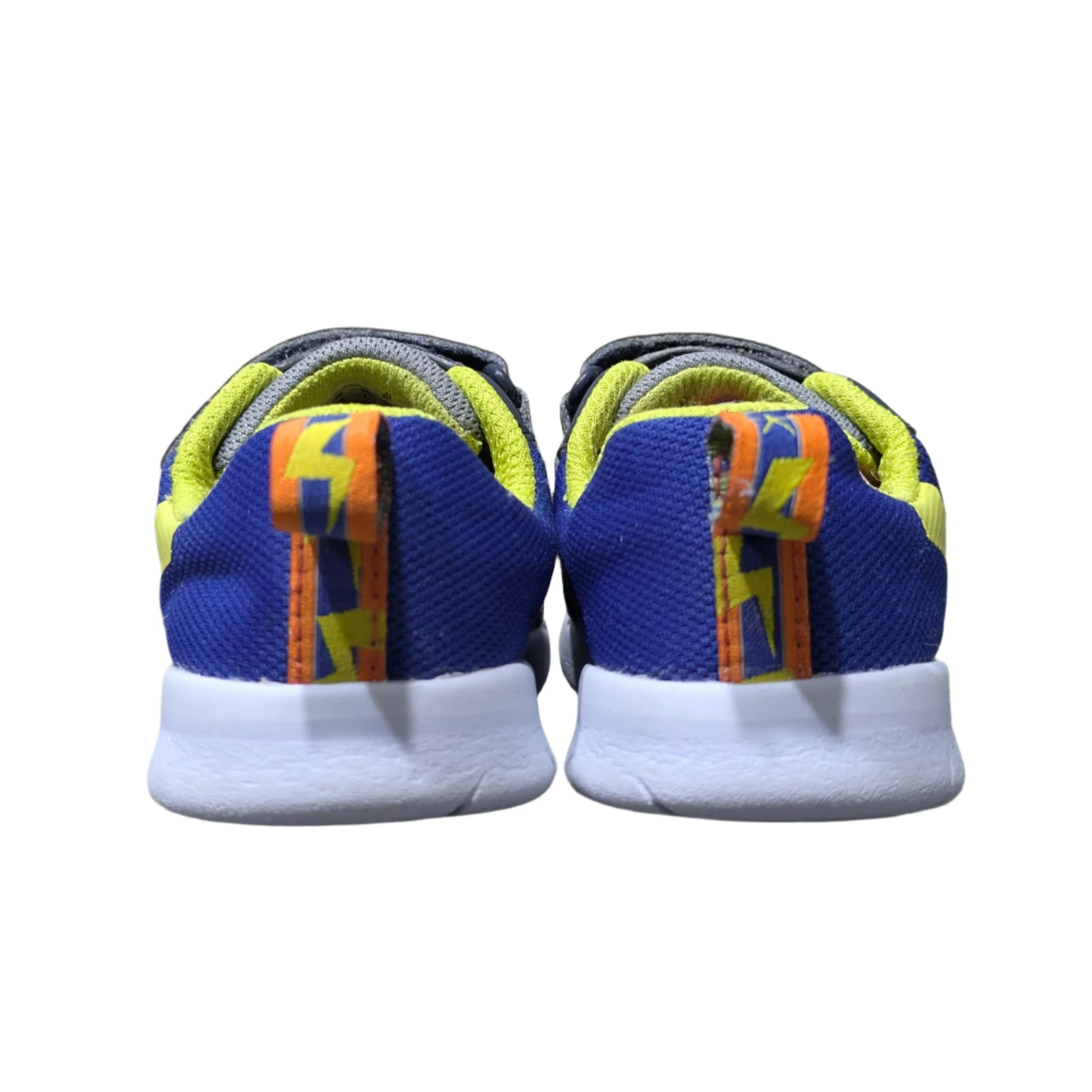 Clarks Boys ATH YELL T Blue Combi Velcro Shoe (Kids F Fit) Size UK 5 / EU 21 / US 5.5