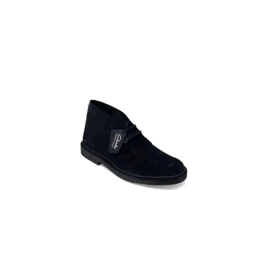 Clarks Men's Blue Leather Lace-Up Shoes
