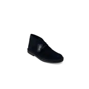Clarks Men's Blue Leather Lace-Up Shoes