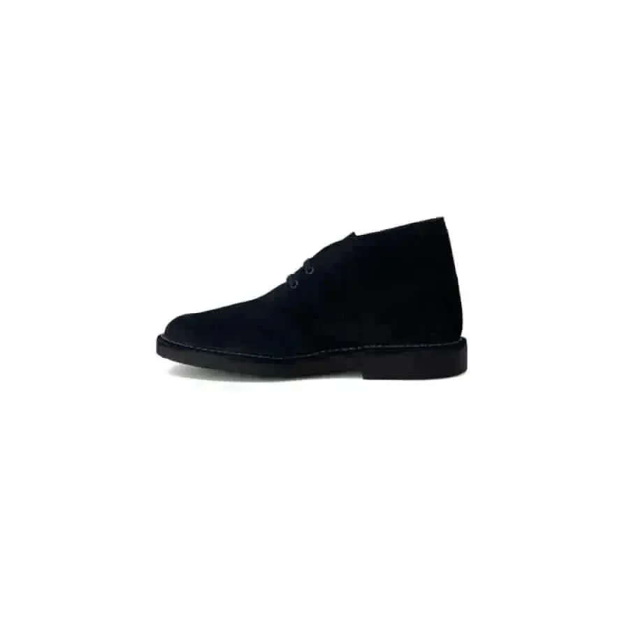 Clarks Men's Blue Leather Lace-Up Shoes