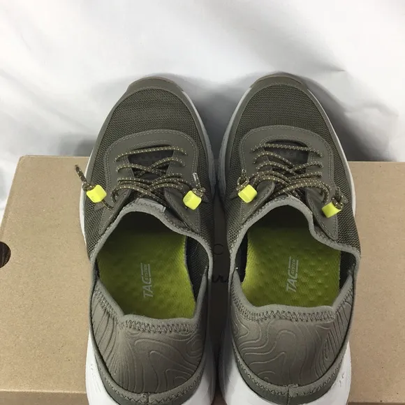 Collection by Clarks Davis Low Mens LeatherTextile Casual Trainers Size 11.5 NIB