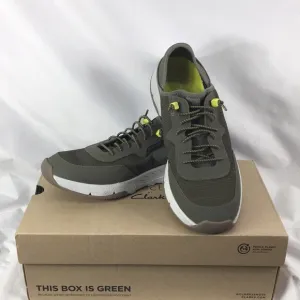 Collection by Clarks Davis Low Mens LeatherTextile Casual Trainers Size 11.5 NIB